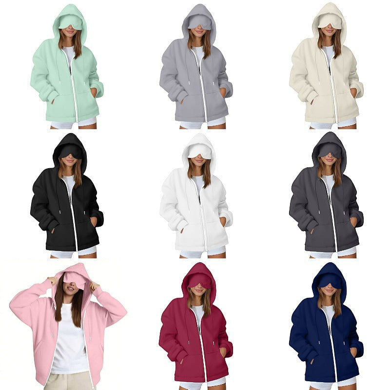 New Hoodie with Built-in Eye Mask