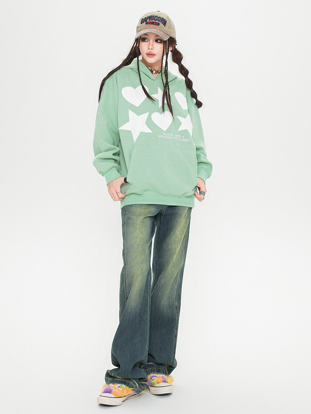 Sweet Girl Series Dopamine Hoodies