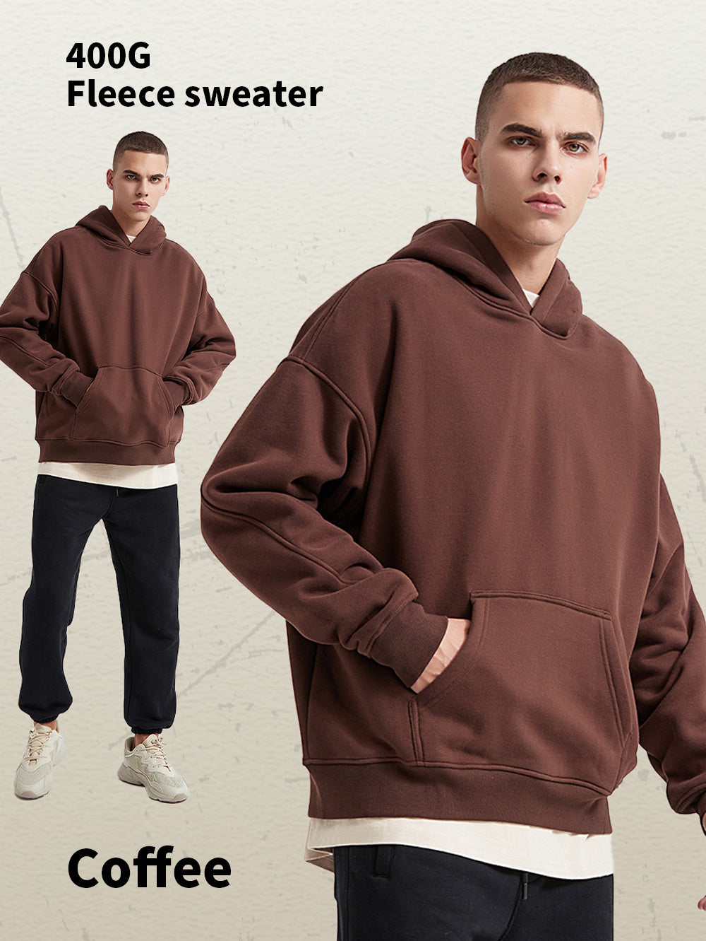 Fleece Lined Hoodie, Streetwear Brand