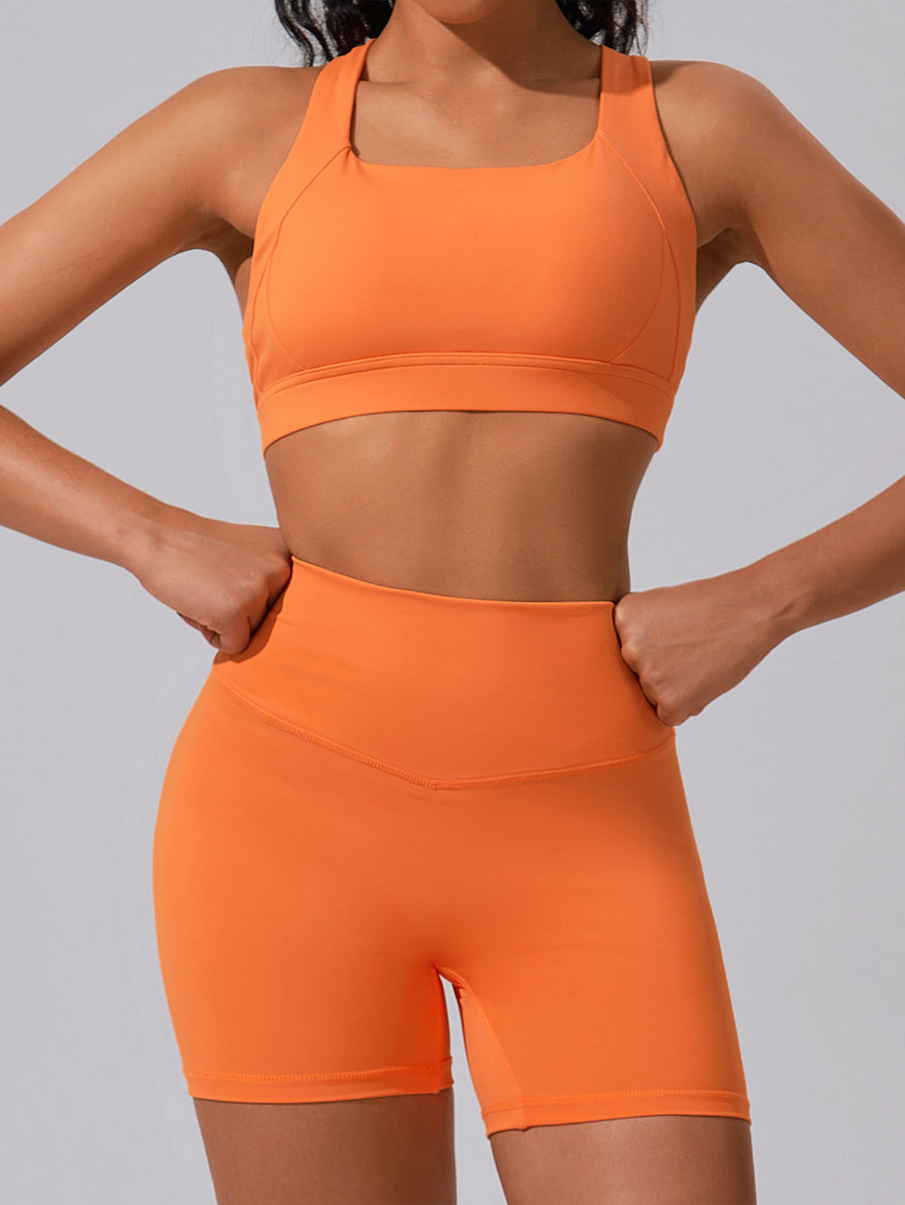 Women Cloud Soft 2 Piece Yoga Set, High Waist Butt Lifting Workout Outfit
