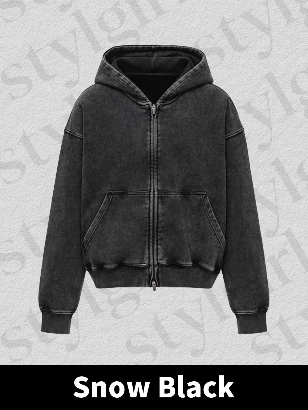 Grunge Zip Up Hoodie Jacket for Cool Girls