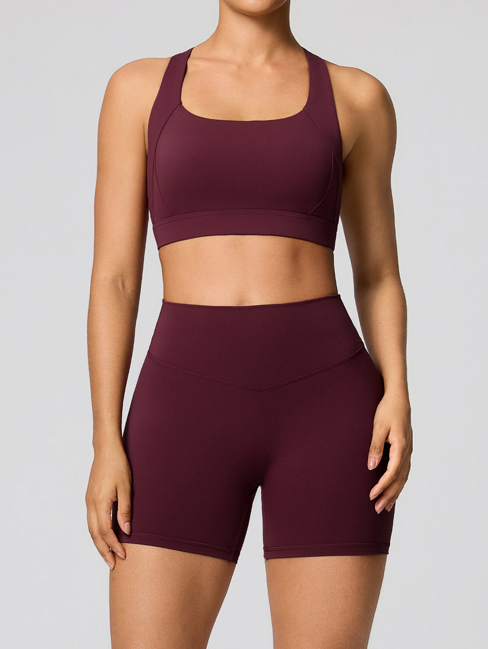 Women Cloud Soft 2 Piece Yoga Set, High Waist Butt Lifting Workout Outfit