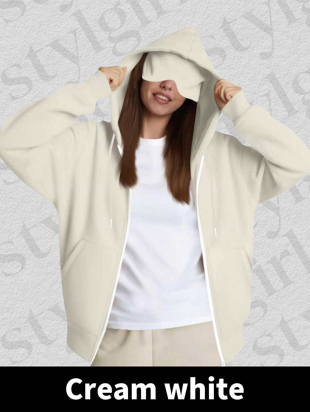New Hoodie with Built-in Eye Mask