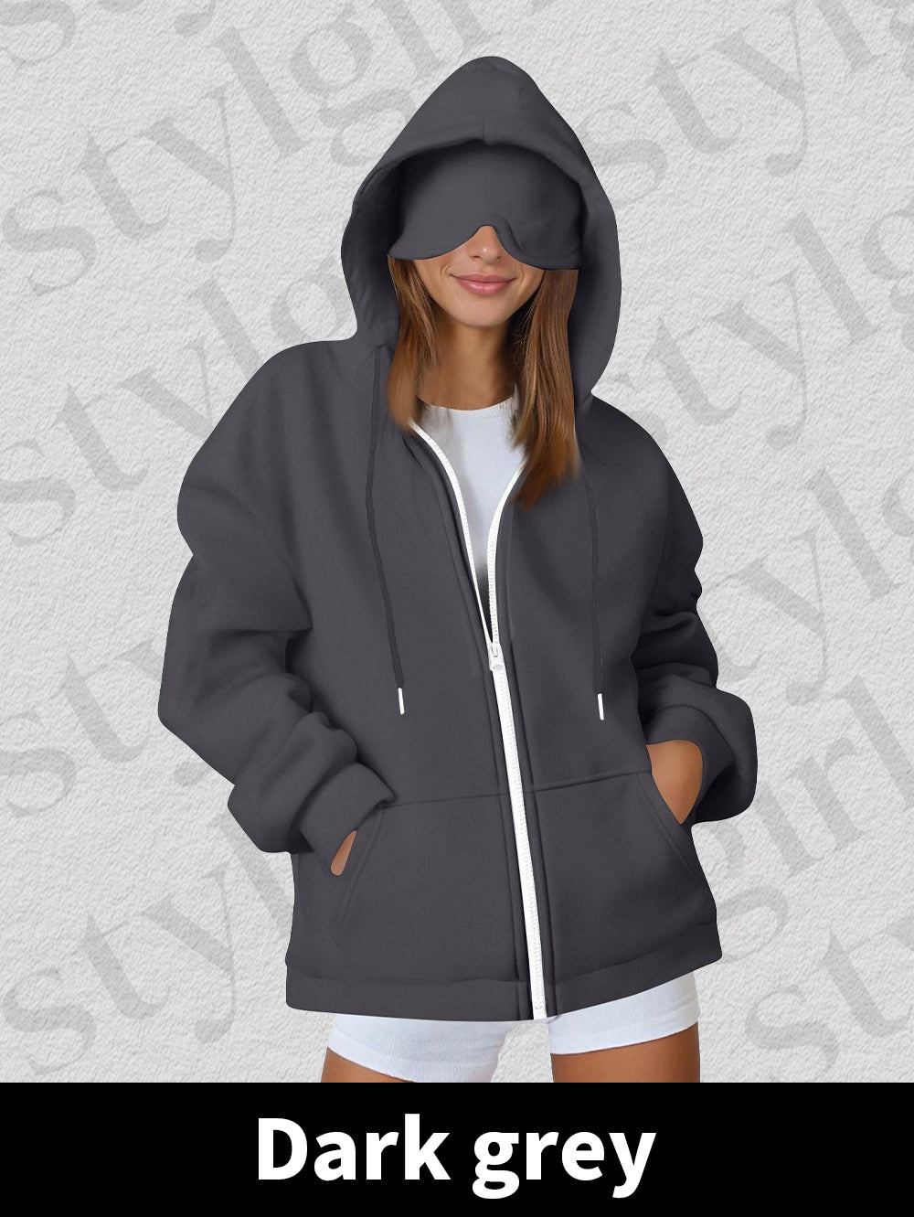New Hoodie with Built-in Eye Mask