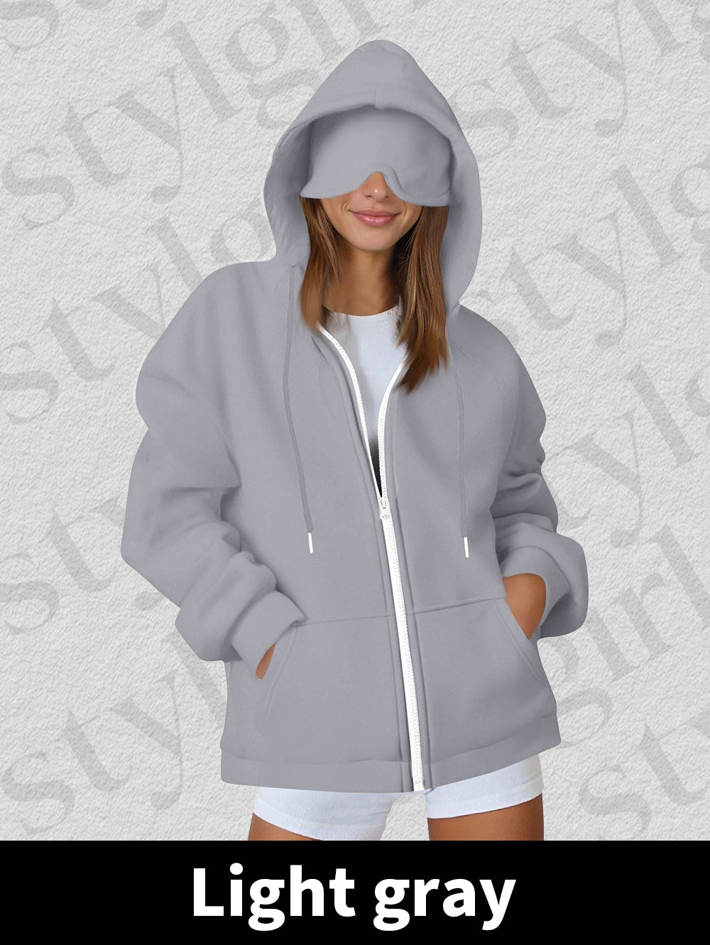 New Hoodie with Built-in Eye Mask