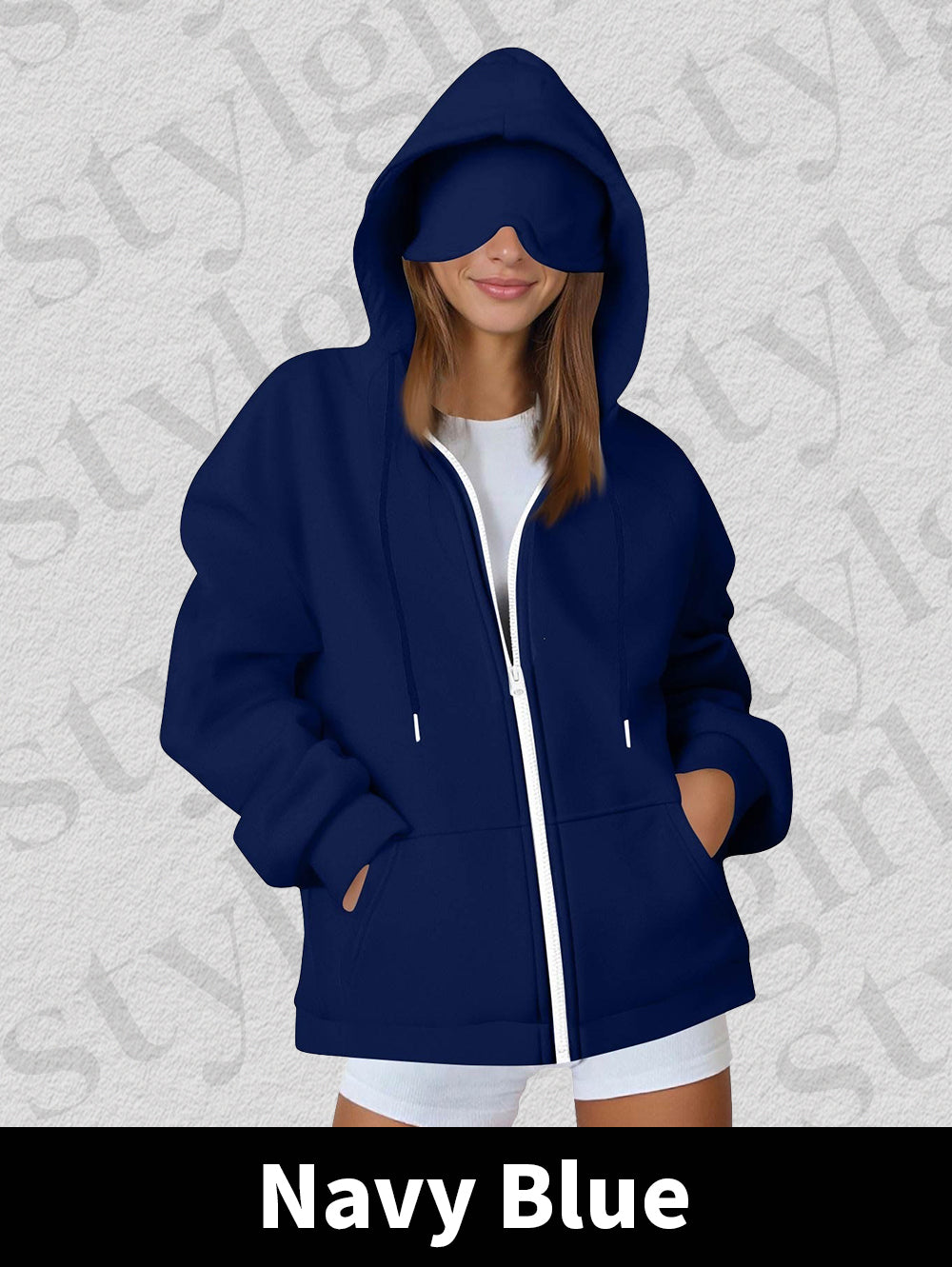 New Hoodie with Built-in Eye Mask